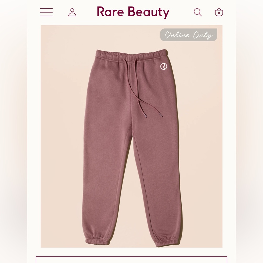Selena Gomez Rare Beauty sweatpants